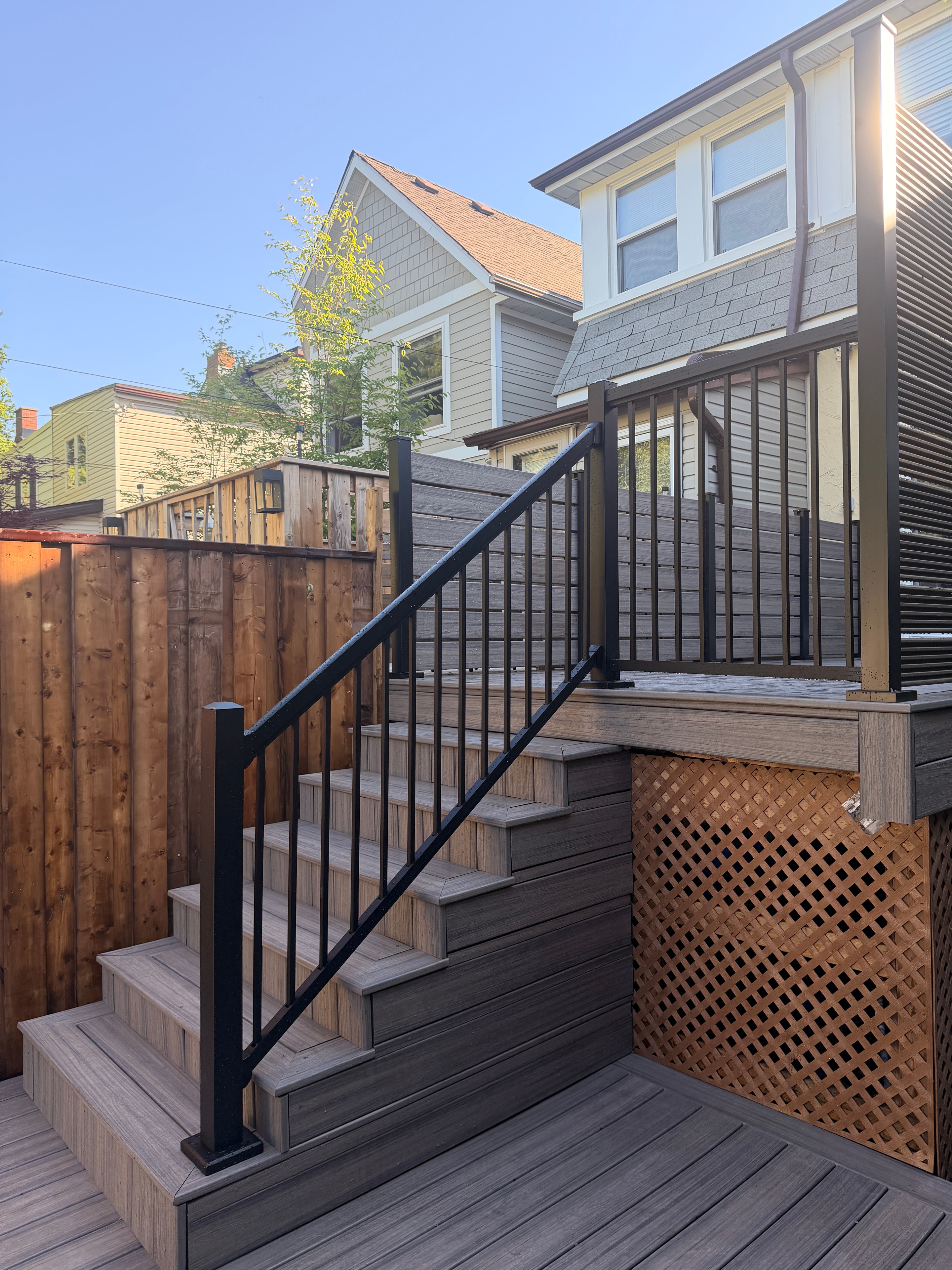 Trex Island Mist Composite Deck